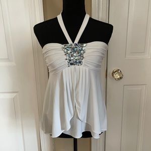 White House Black Market summer halter top.